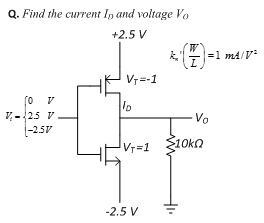 Machine generated alternative text:
Q Find the currenl  and vl1age I
r
vo